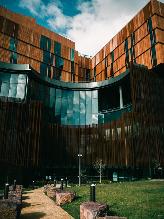 Victorian Heart Hospital modern facade Melbourne - healthcare ORM Victoria