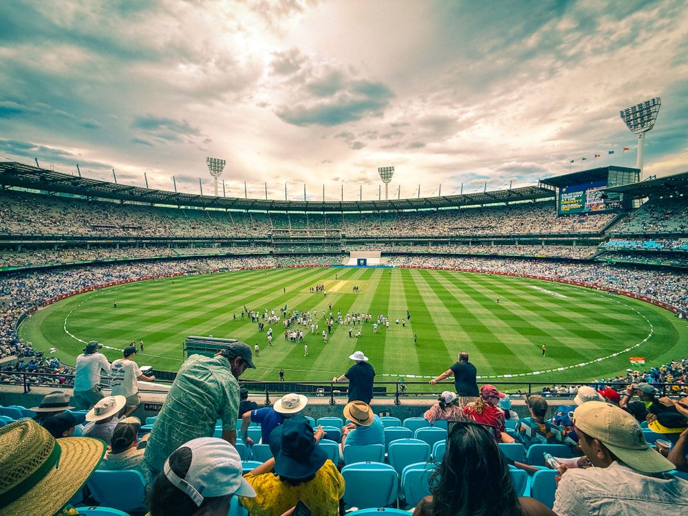 Vibrant cricket match at Melbourne Cricket Ground - sports reputation management MCG