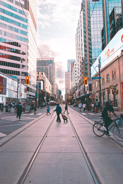 Toronto street scene downtown property condo - real estate ORM Toronto
