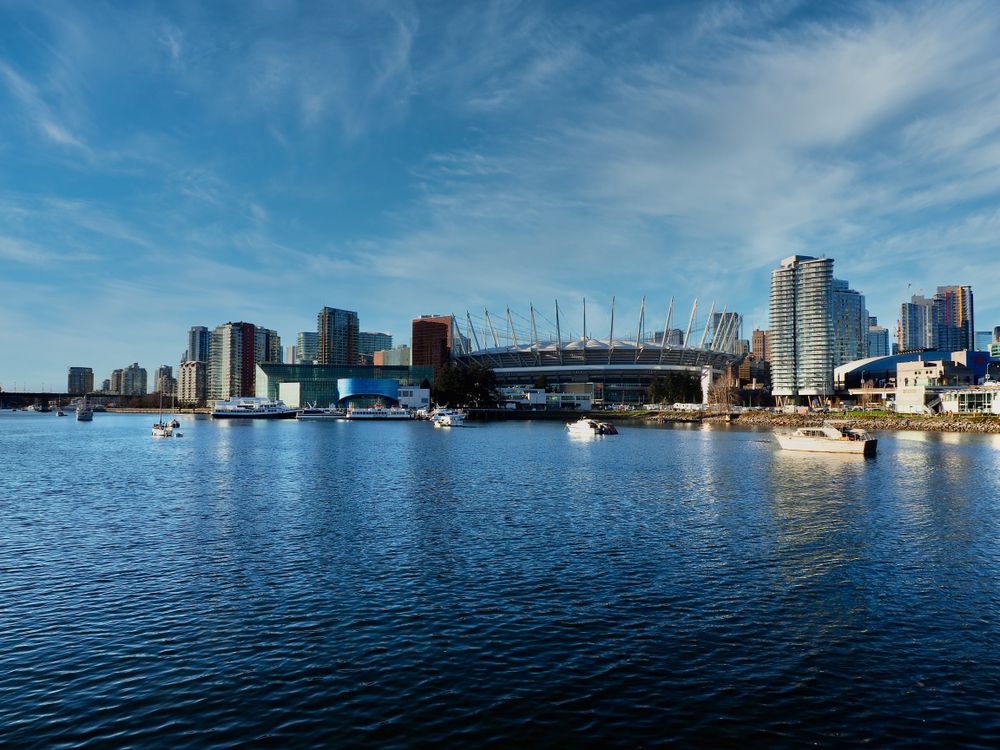 BC Place Stadium panoramic Vancouver Robson Street retail - brand ORM Vancouver