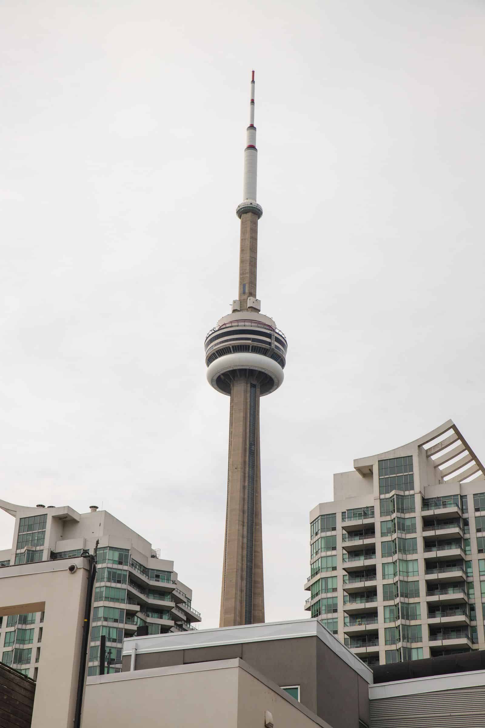 CN Tower in the Toronto skyline, Ontario - online reputation management services across Canada
